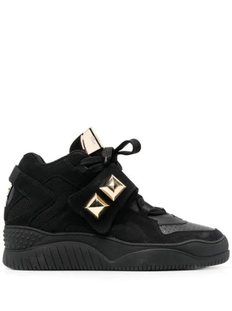 rock-stud low-top sneakers by PHILIPP PLEIN
