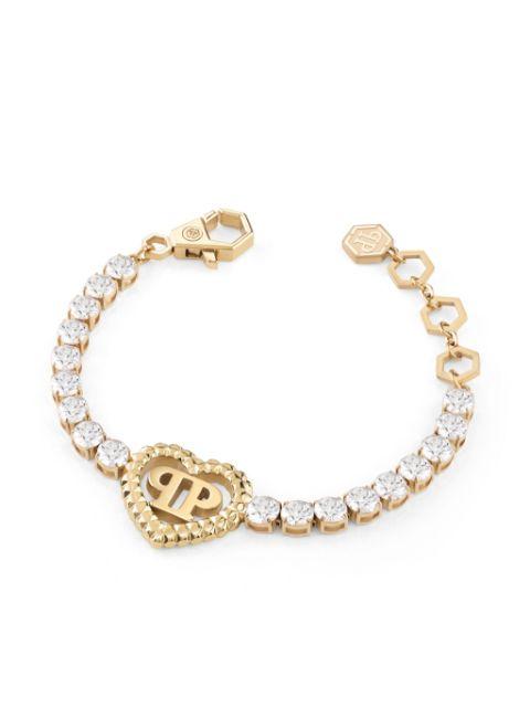rocked hearts tennis bracelet by PHILIPP PLEIN