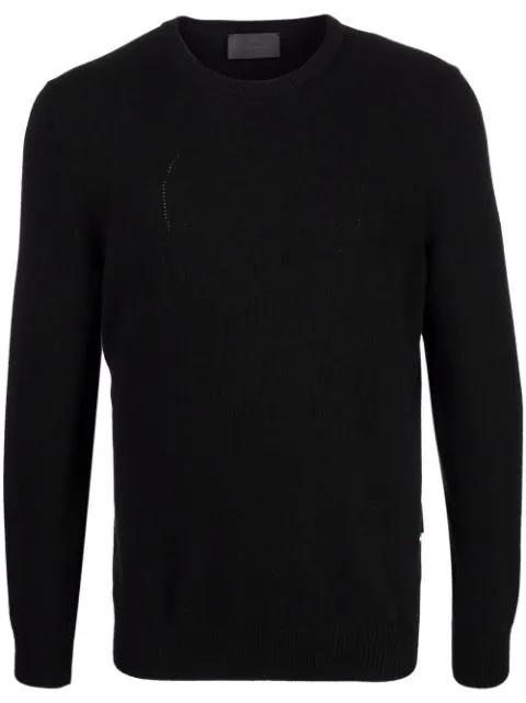 round neck knitted jumper by PHILIPP PLEIN