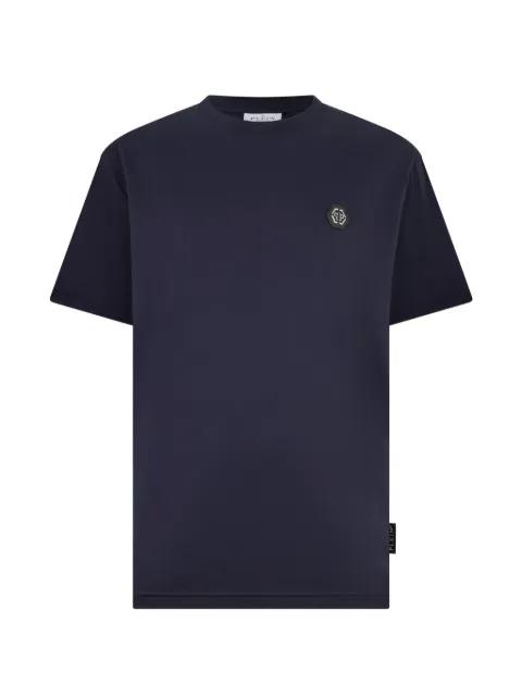round-neck logo-appliqué T-shirt by PHILIPP PLEIN