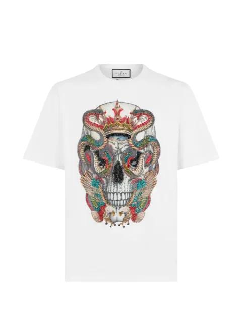 round-neck skull-graphic T-shirt by PHILIPP PLEIN