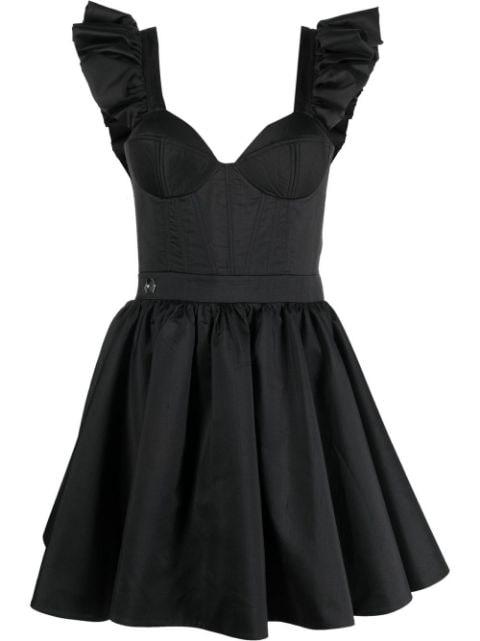ruffled mini dress by PHILIPP PLEIN