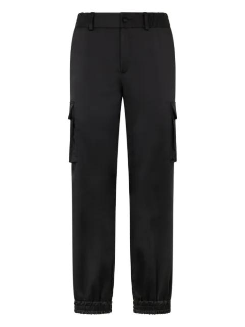 satin drawstring-waist trousers by PHILIPP PLEIN