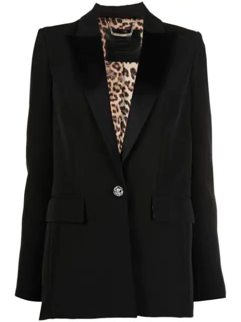 sequinned tiger single-breasted blazer by PHILIPP PLEIN