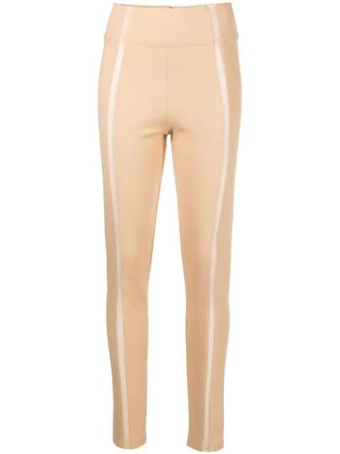 sheer-panel leggings by PHILIPP PLEIN