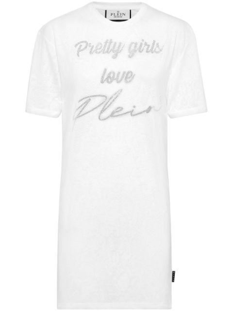 short sleeve t-shirt dress by PHILIPP PLEIN