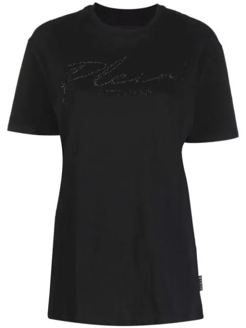 signature crystal-embellished T-shirt by PHILIPP PLEIN