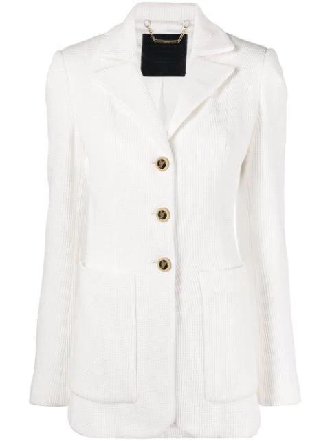 single-breasted cotton blazer by PHILIPP PLEIN