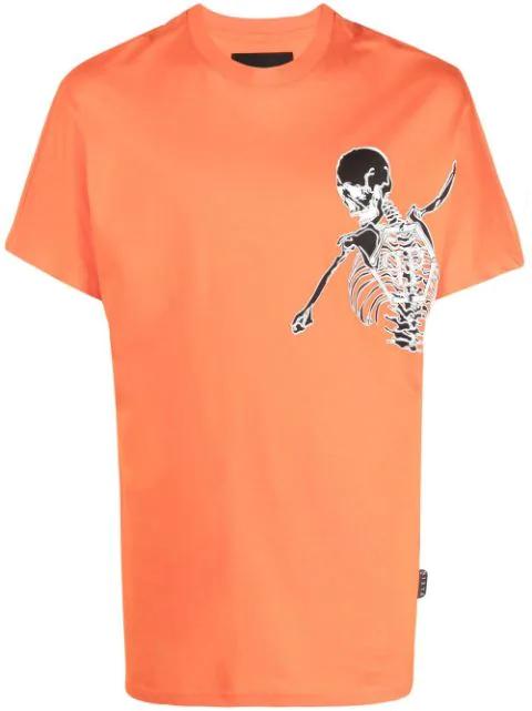 skeleton-print T-shirt by PHILIPP PLEIN