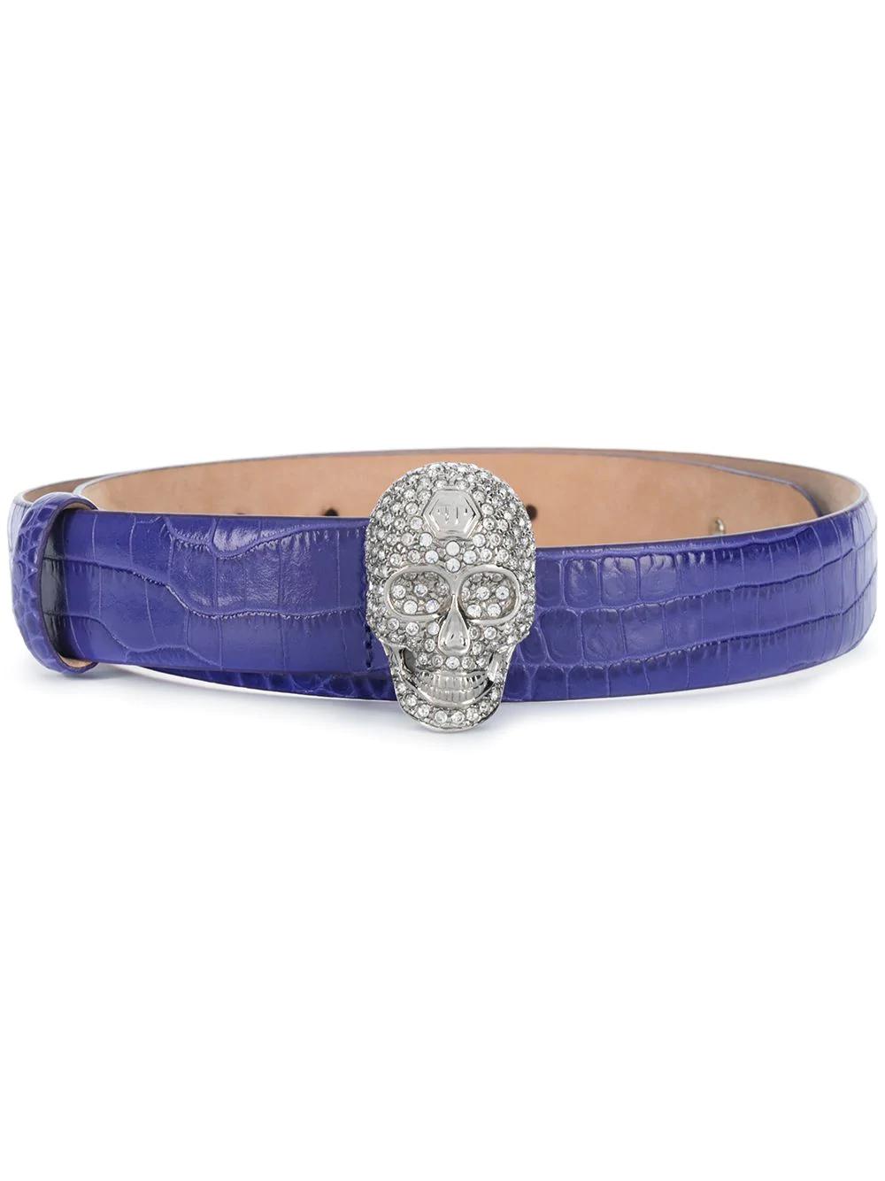 skull crystal belt by PHILIPP PLEIN