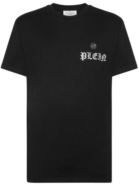 skull crystal-embellished T-shirt by PHILIPP PLEIN