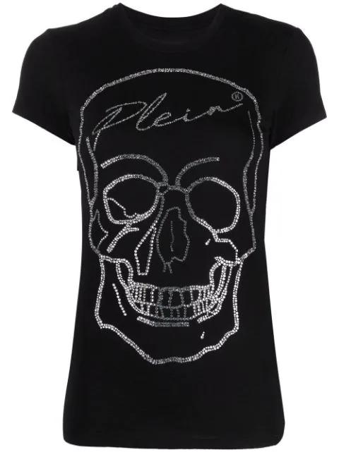 skull-detail short-sleeved T-shirt by PHILIPP PLEIN
