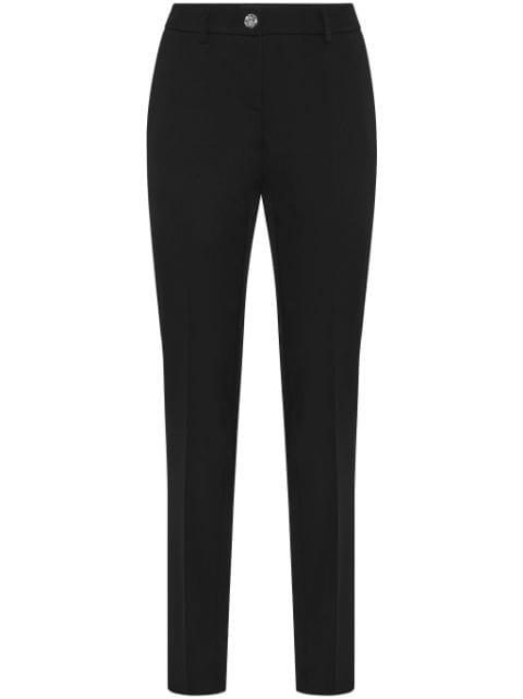 skull-detail slim-fit trousers by PHILIPP PLEIN