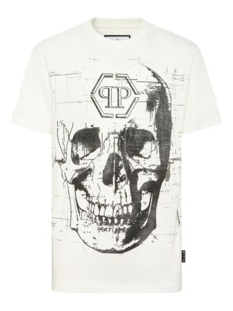skull-embellished T-shirt by PHILIPP PLEIN