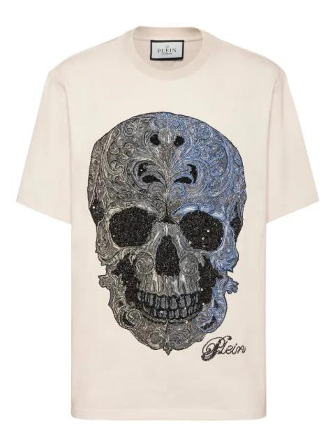 skull-embellished T-shirt by PHILIPP PLEIN