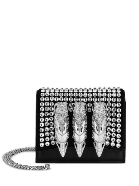 skull knuckle rings flap shoulder bag by PHILIPP PLEIN