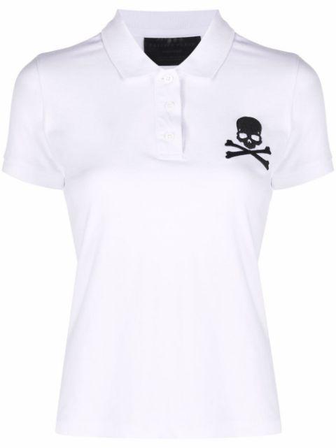 skull-patch polo shirt by PHILIPP PLEIN