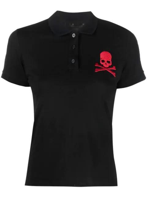 skull-patch polo shirt by PHILIPP PLEIN