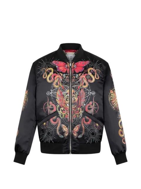 skull-print bomber jacket by PHILIPP PLEIN