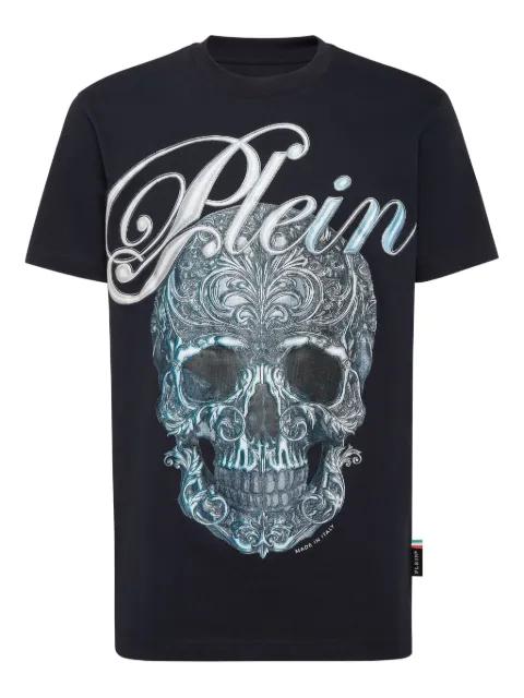 skull-print cotton T-shirt by PHILIPP PLEIN
