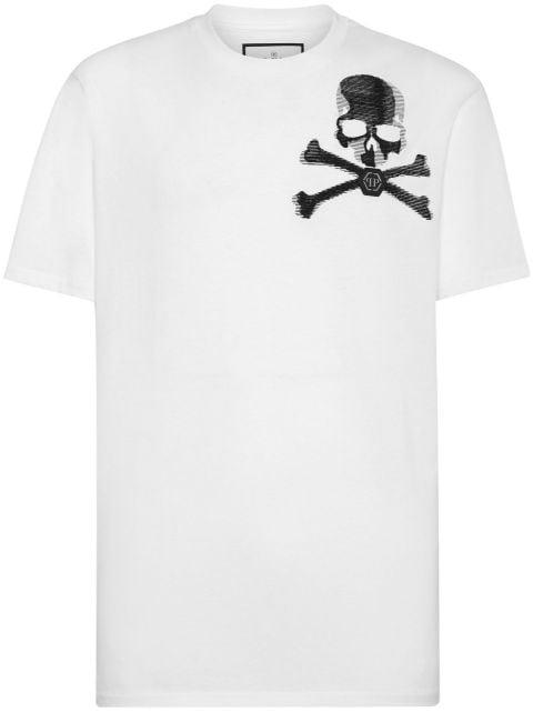 skull-print cotton T-shirt by PHILIPP PLEIN