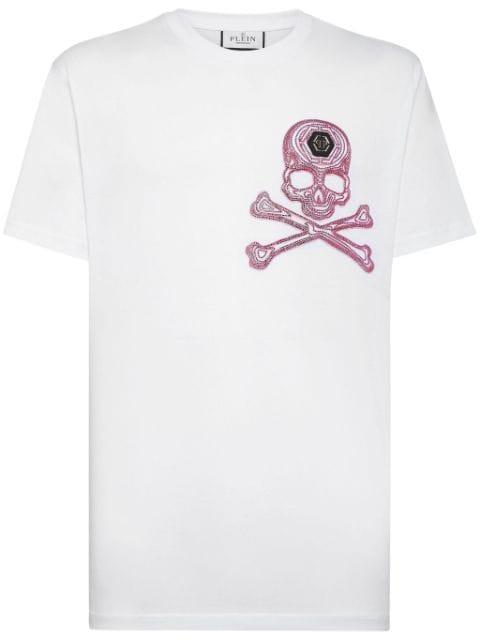 skull-print cotton T-shirt by PHILIPP PLEIN