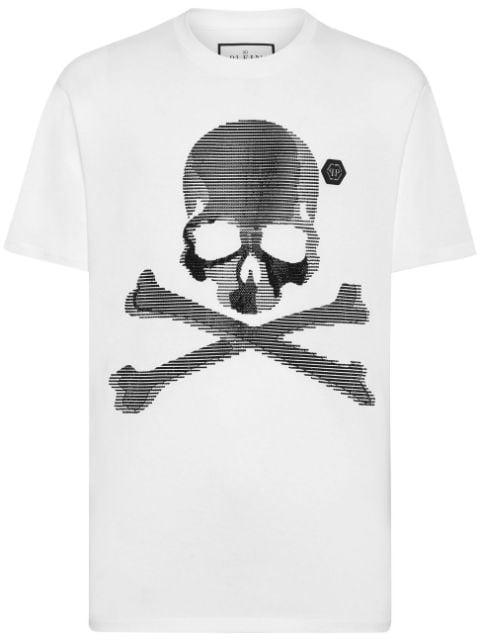 skull-print cotton T-shirt by PHILIPP PLEIN
