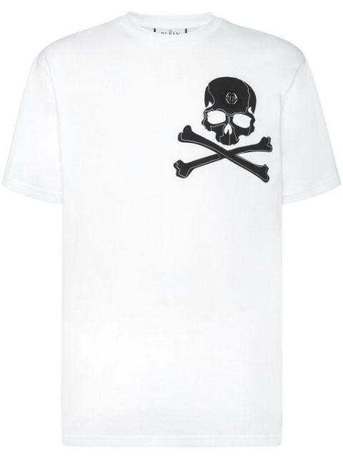 skull-print cotton t-shirt by PHILIPP PLEIN