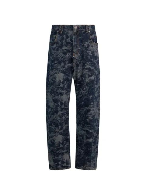 skull-print jeans by PHILIPP PLEIN