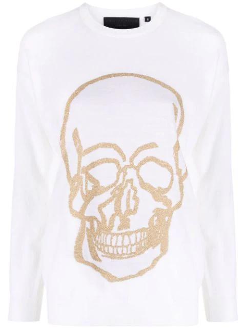 skull-print jumper by PHILIPP PLEIN
