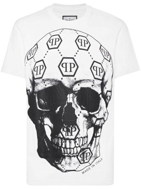 skull-print round-neck T-shirt by PHILIPP PLEIN