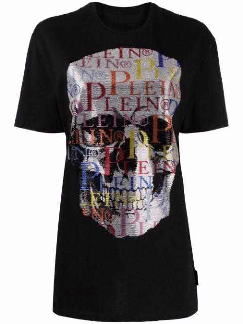 skull-print short-sleeve T-shirt by PHILIPP PLEIN