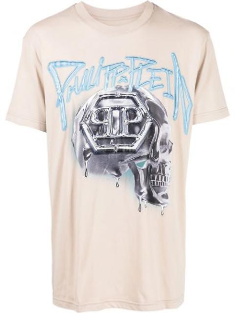 skull-print short-sleeve T-shirt by PHILIPP PLEIN