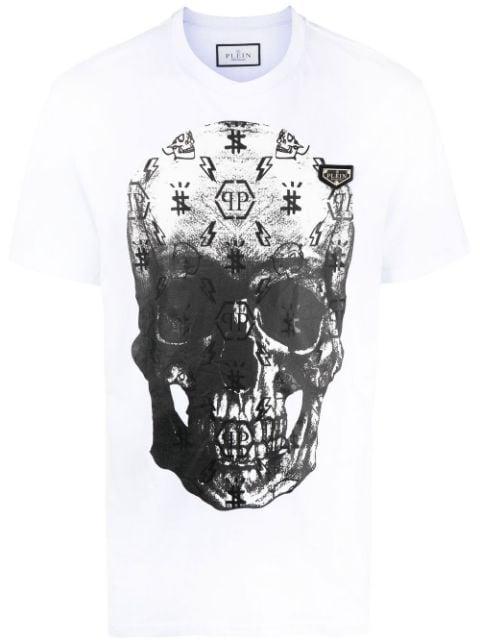 skull-print short-sleeve T-shirt by PHILIPP PLEIN