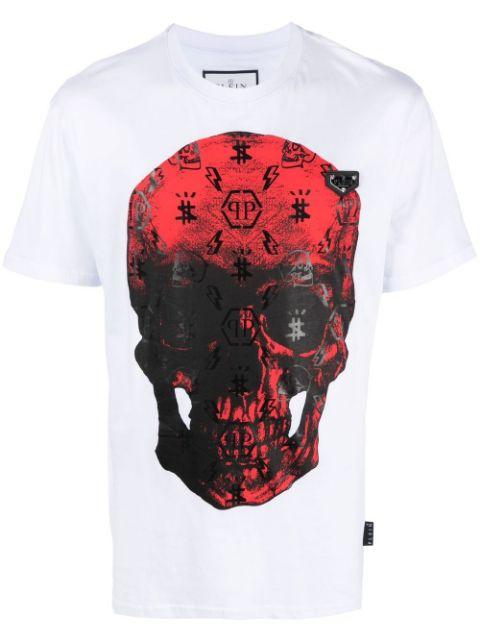 skull-print short-sleeve T-shirt by PHILIPP PLEIN