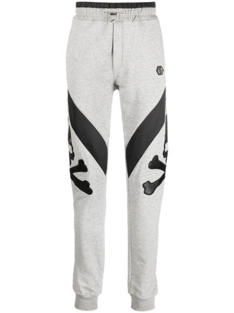 skull-print track pants by PHILIPP PLEIN