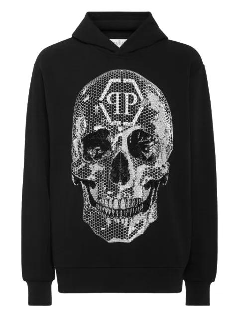 skull-rhinestone hoodie by PHILIPP PLEIN
