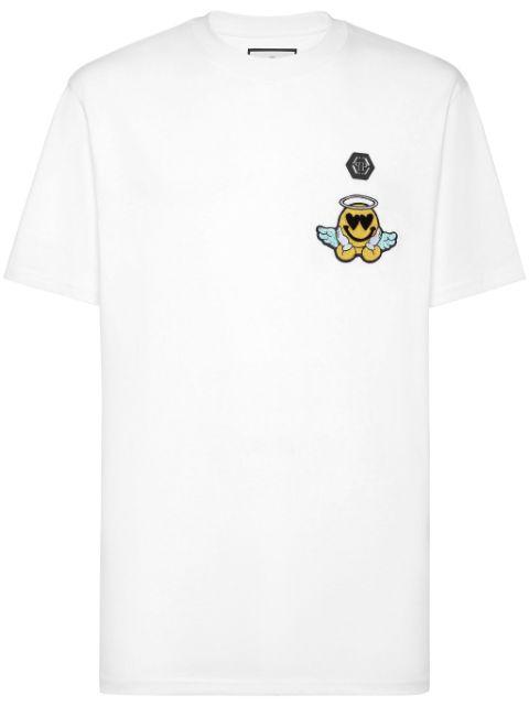 smile-patch T-shirt by PHILIPP PLEIN
