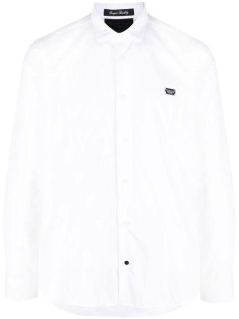 snake detail long-sleeve shirt by PHILIPP PLEIN