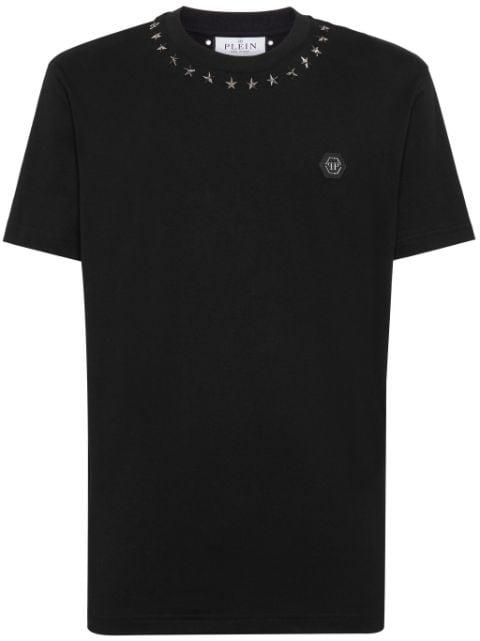 star embellished logo T-shirt by PHILIPP PLEIN