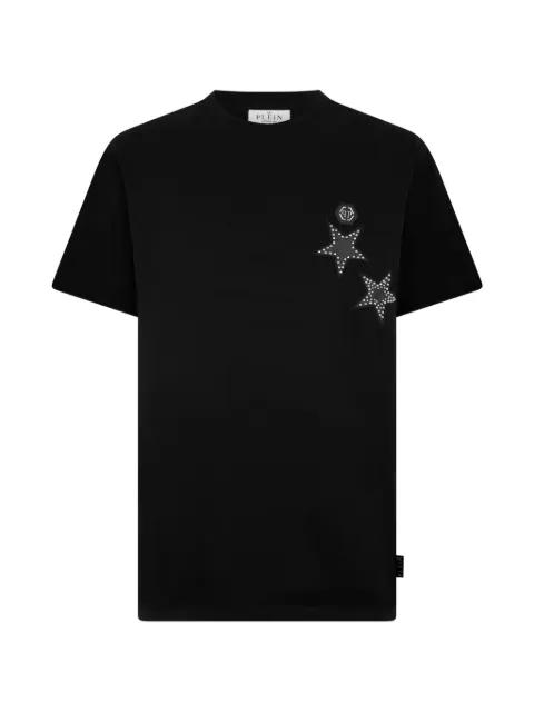 stars-studs crew-neck T-shirt by PHILIPP PLEIN