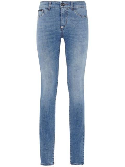 stone-washed jeggings by PHILIPP PLEIN