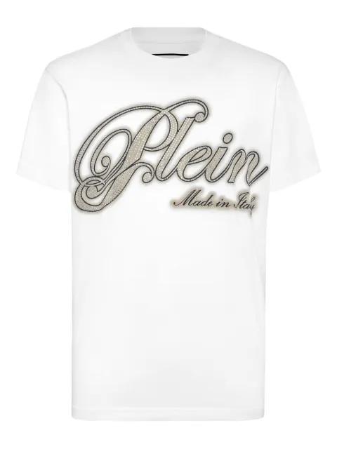 strass-embellished cotton T-shirt by PHILIPP PLEIN