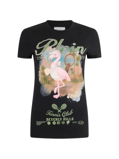 strass-graphic T-shirt by PHILIPP PLEIN