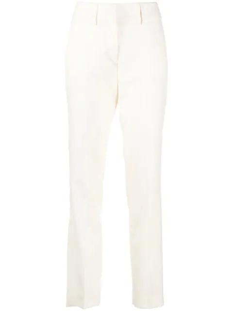 stretch-wool straight-trousers by PHILIPP PLEIN
