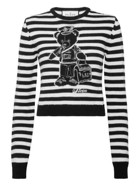 striped-pattern sweater by PHILIPP PLEIN