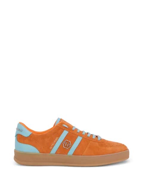 striped suede sneakers by PHILIPP PLEIN