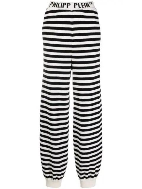 striped track pants by PHILIPP PLEIN