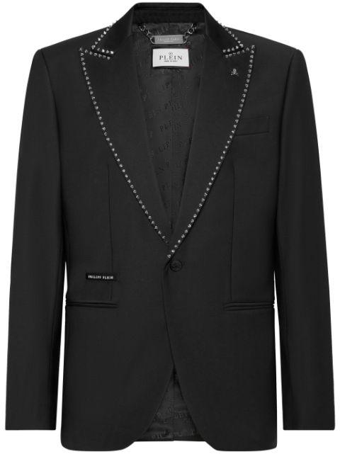 stud-embellished blazer by PHILIPP PLEIN