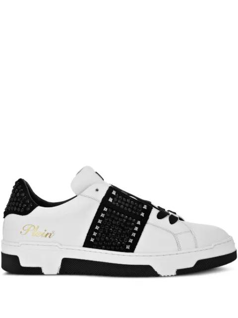 stud-embellished leather sneakers by PHILIPP PLEIN